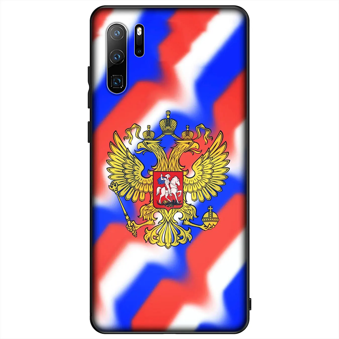 Мягкий силиконовый чехол с флагом Российской Федерации для Huawei Mate 30 20 10 Pro Lite Y6 Y7 Y9