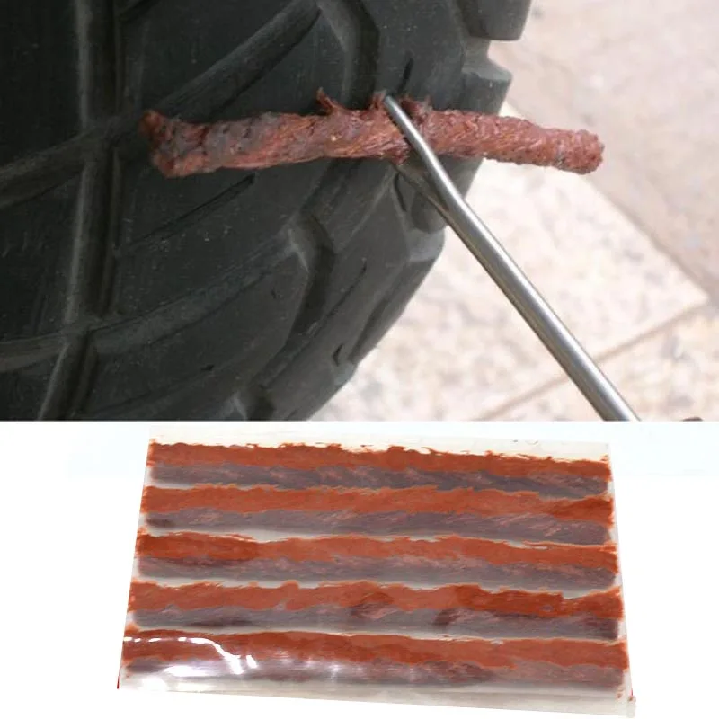 

10pcs/ Tire Repair Kit Diagnostic Motorcycle Tools Tubeless Tire Repair Kit Car Van Vehicle Wheel Tire Puncture Mending Tools
