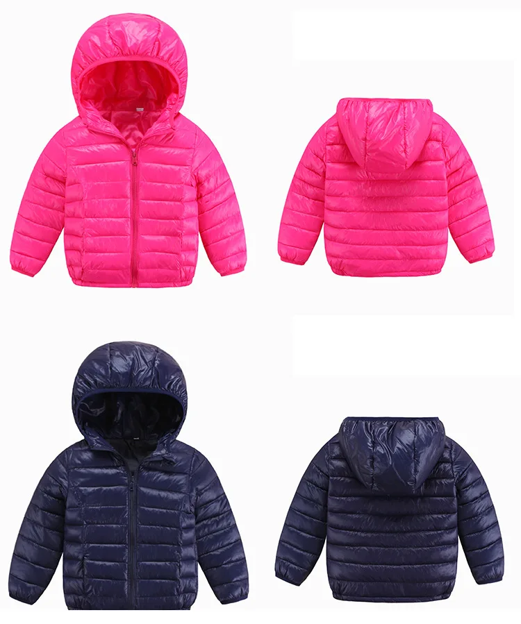 Новое Детское пальто зимняя куртка для маленьких девочек Теплые мальчиков