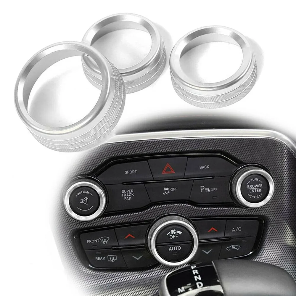 

3 AC Switch Knob Cover Trim Knob Cover Set Ring High-quality .brand New