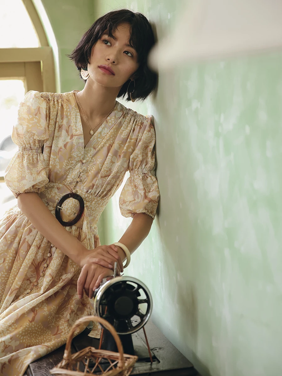 Женское летнее богемное пляжное повседневное желтое шифоновое макси платье с