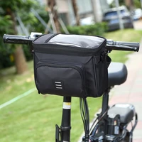 mtb bicycle bag cycling insulated front basket pouch biking portable%c2%a0bike handlebar phone holder dustproof cycling parts