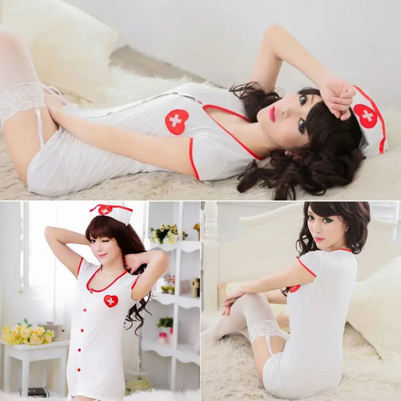 

Women Nurse Uniform Sexy Lingerie Cosplay Costume Club Party Fancy Dress Women Sexy Outfits Halloween Exotic Apparel