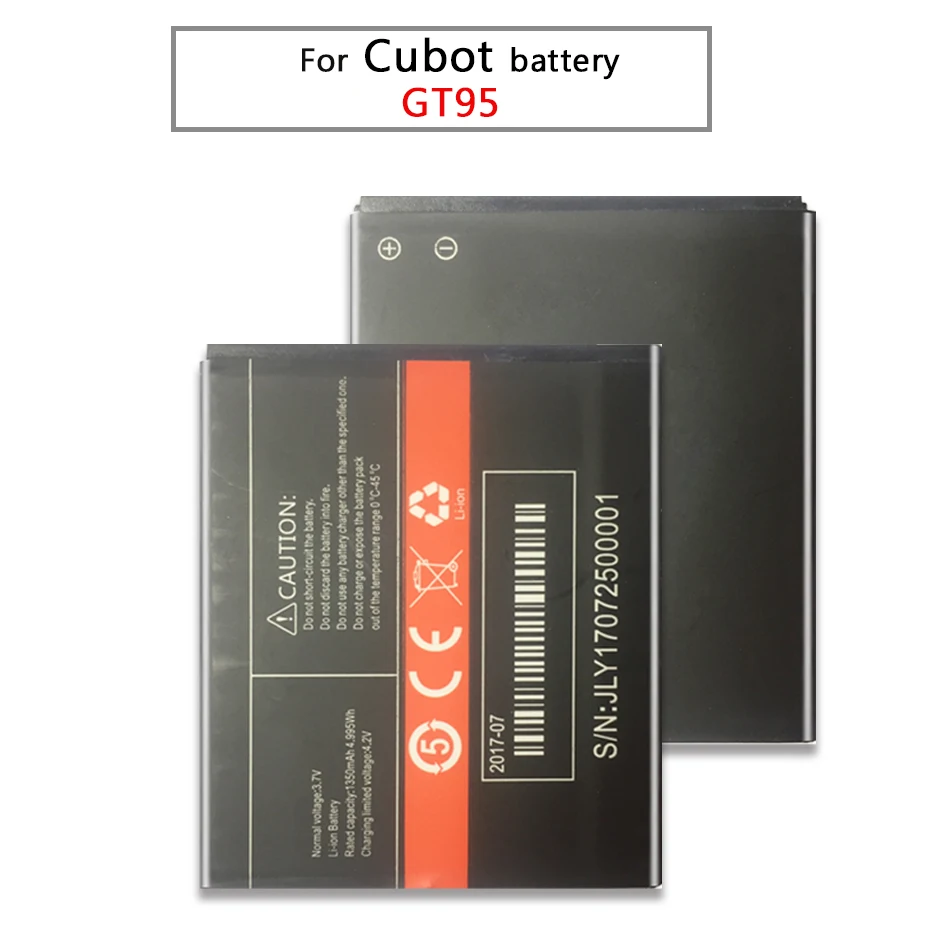 Для Cubot GT95 1350mAh литий полимерные аккумуляторы для батарея сотового