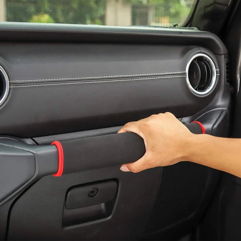 Passenger Grab Handles Protection Cover for 2018-2020 Jeep Wrangler JL JLU &amp Gladiator JT Interior Accessories Black Re | Автомобили и