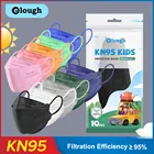 Детская модная маска для лица KN95, детская маска FPP2 mascarilla ffp2 infantil Mask noir ffp2mask ce, многоразовый респиратор ffp 2, фильтрующая маска