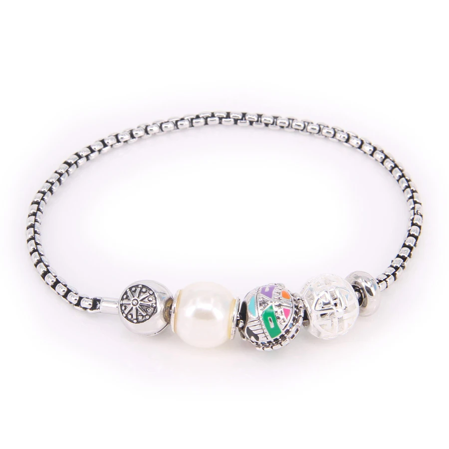 Браслет с бусинами Hemiston TS KM DIY надписью LOVE браслет в стиле Rebel Heart для мужчин KB541 |