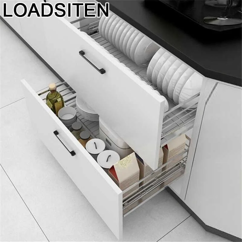 

Органайзер и хранилище Alacena, кухонный Органайзер Armario Platos из нержавеющей стали, кухонный шкаф, корзина для кухонного шкафа