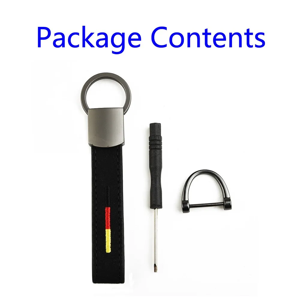 For BMW Car Keychain Replacement Tool Black Strap Accessories Lanyard Leather+Metal |