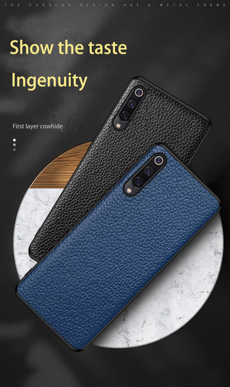 Чехол для телефона для Xiao mi Red mi Примечание 7 5 6 8 Pro 6A 7A mi 9T 8 se A1 A2 A3 Lite чехол mi x 2S 3 S Max 3 Y3 Poco F1 Litchi текстурный чехол