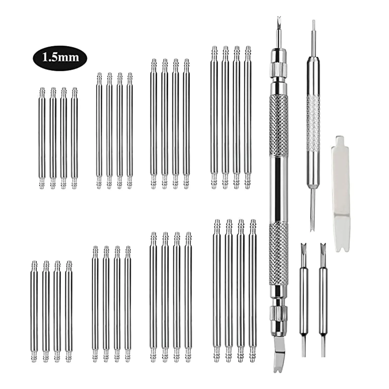 

37 in 1 Spring Bar Tool Kit Watch Band Wrist Strap Link Pin Removal Repair Watchmaker Jeweler