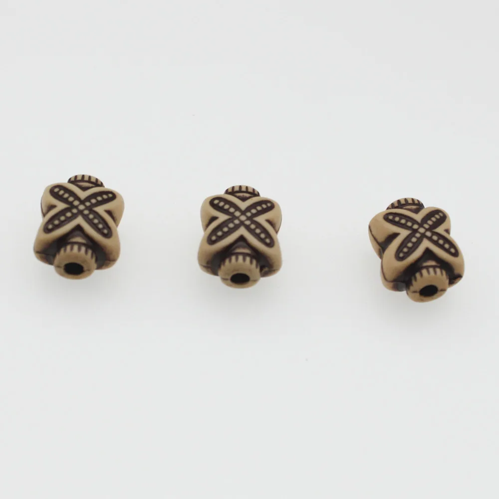 CHONGAI 30 шт. пересечение каналов акриловые Имитационные деревянные бусины