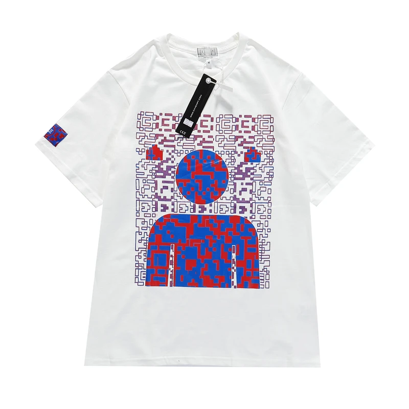 Футболка с коротким рукавом и круглым вырезом для мужчин женщин|Мужские