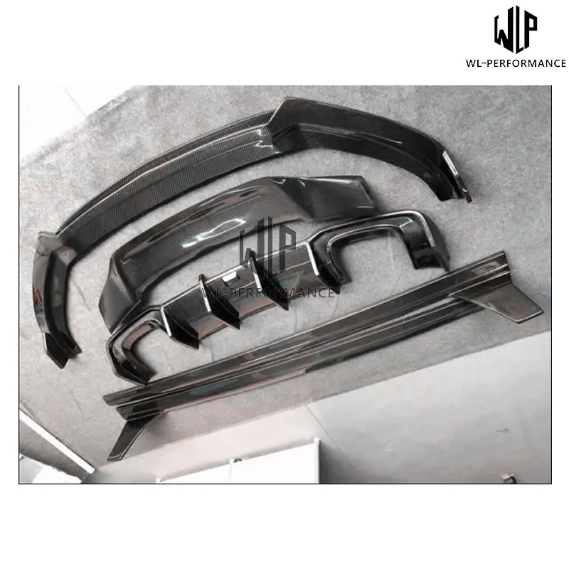 Высококачественный разветвитель для губ из углеродного волокна A3 S3 боковые юбки