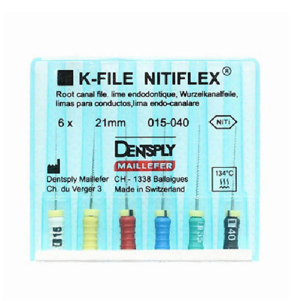 1 упаковка (6 шт.) эндододонтический корневой канал K файлы ручное использование