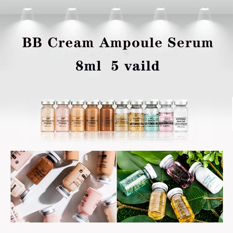

BB Cream Glow Ampoule Golden Serum Korean Comestics Micromolecules Hyaluronic Acid Essence Concealer Fundation Liquid Anti-aging
