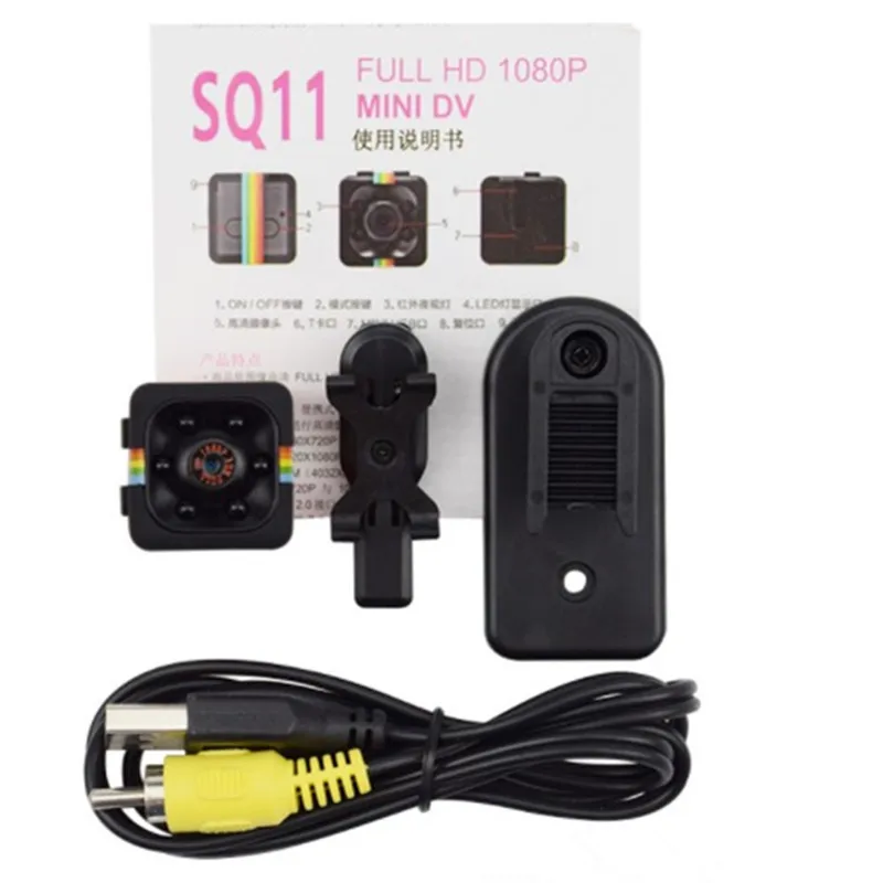 Камера SQ11 PRO мини камера HD 1080P спортивная Цифровая микро маленькая espia Secret