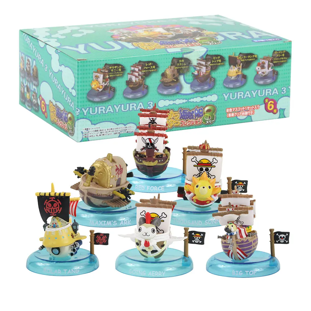 6 шт. цифры Таузенд Санни Луффи закон голень морской Багги Бог Enel будет Merry