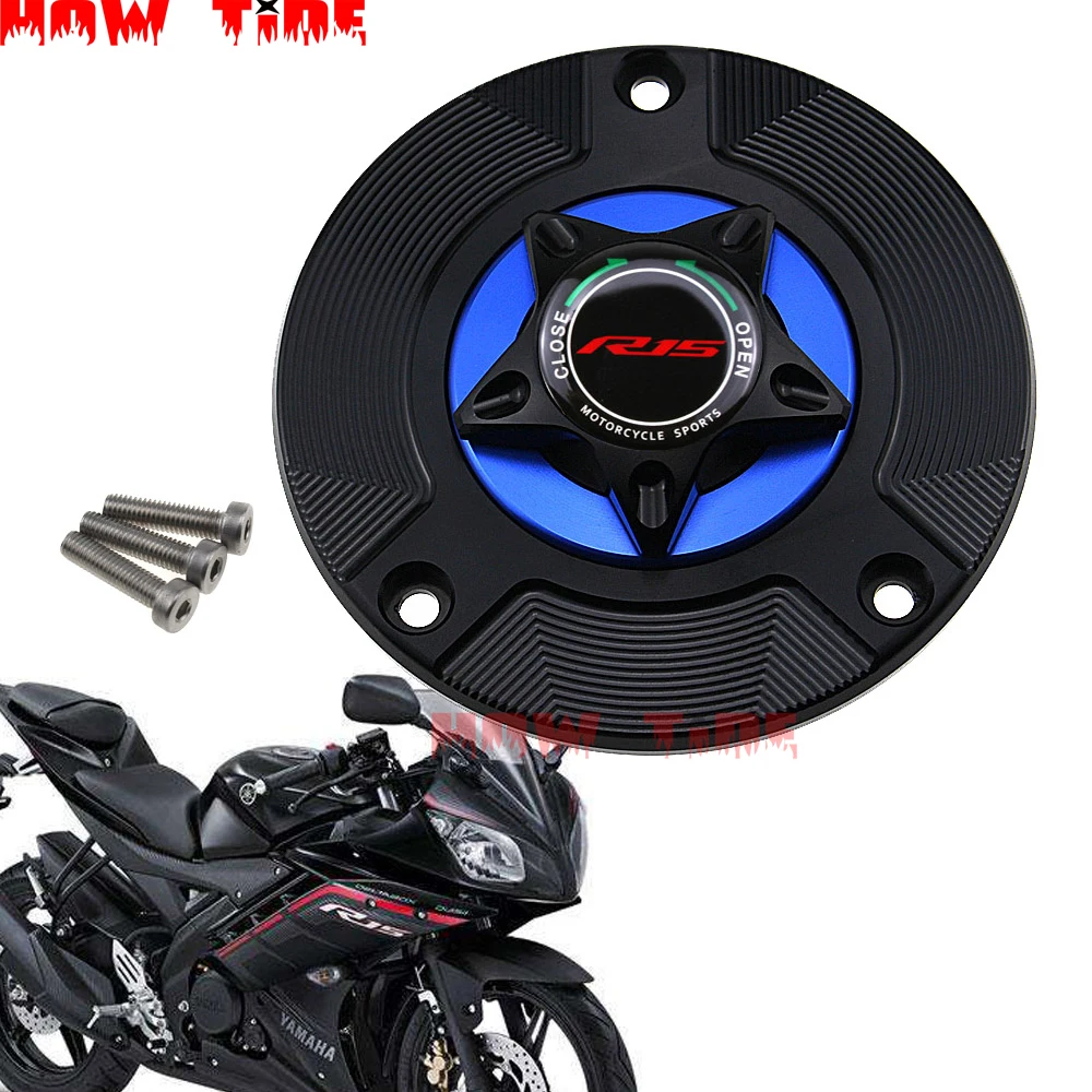 Аксессуары для мотоциклов крышка бензобака алюминиевая CNC YAMAHA YZF R15 V3 V3.0 VVA 2017 2018 2019
