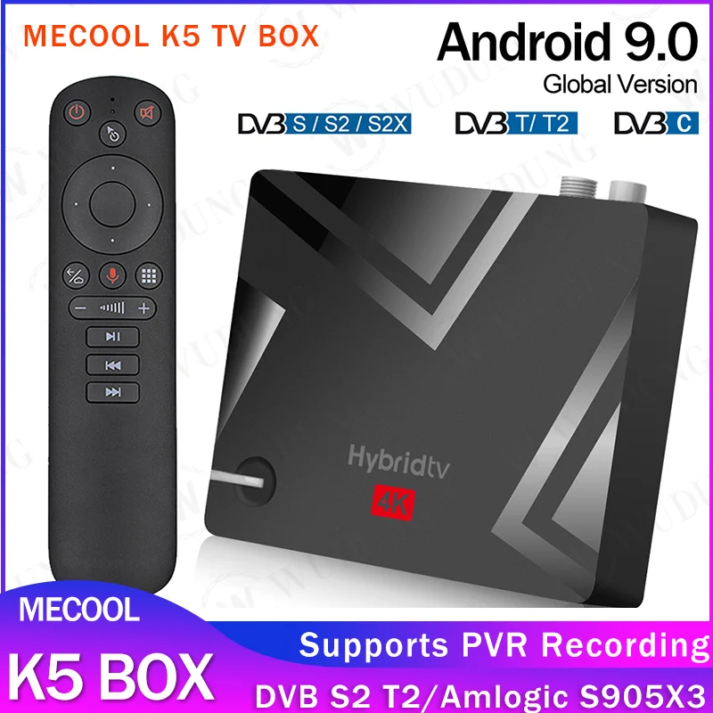 Приставка Смарт ТВ Mecool K5 Amlogic S905X3 Android 9 0 4 ядра 2 + 16 Гб|ТВ-приставки и медиаплееры| |