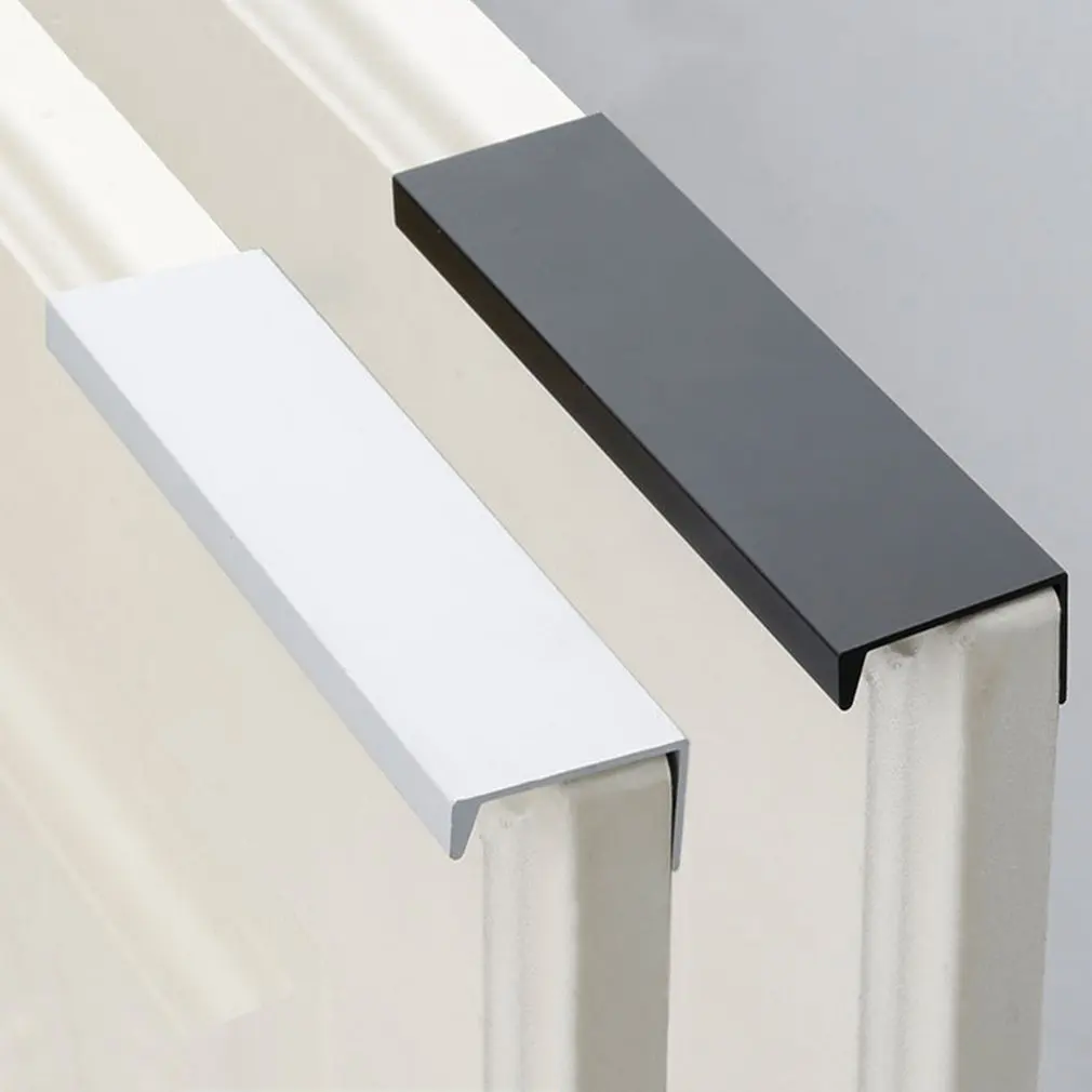 Простой стиль домашний шкаф для мебели фурнитура Ручка двери ящика шкафа Длина