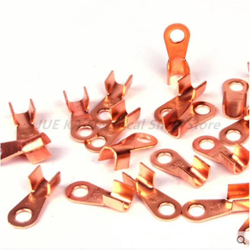 20 шт. или 50 медный разъем для кабеля аккумулятора клеммы проводов OT 60A|Терминалы| |