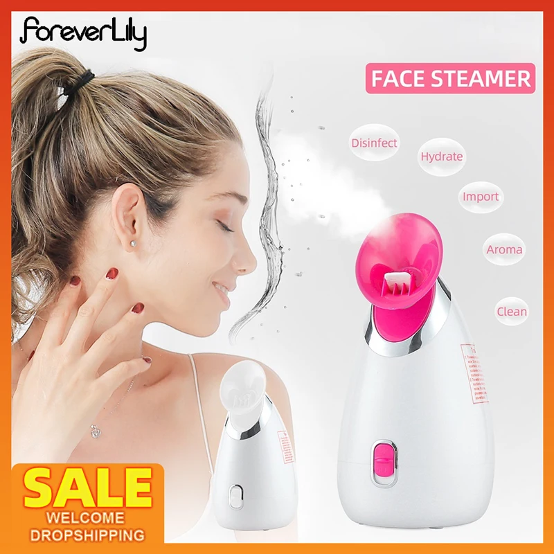 135ML Facial Steamers Deep Cleaning Hydrating Hot Steaming Face Humidifier Thermal Sprayer Aromatherapy Face Skin Care Machine
