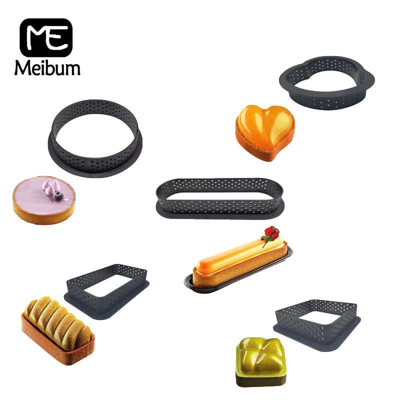5 стилей перфорированные пластиковые кольца для выпечки яиц форма французского