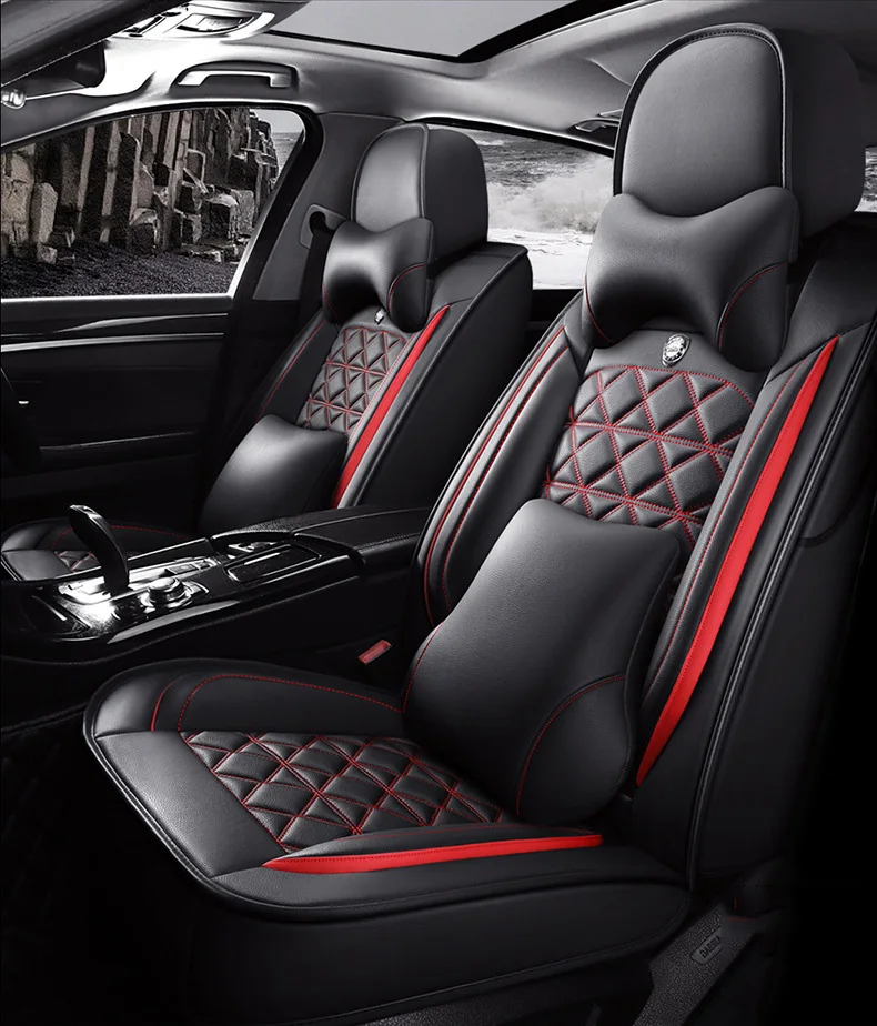 Leather Car seat cover for CHRYSLER 200 300 grand voyager Pacifica PT Cruiser Sebring Town and Country Rolls-Royce Ghost cushion