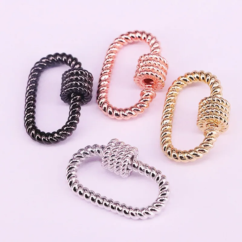 Оптовая продажа 6 шт. овальная застежка соединитель карабин для замка фурнитура