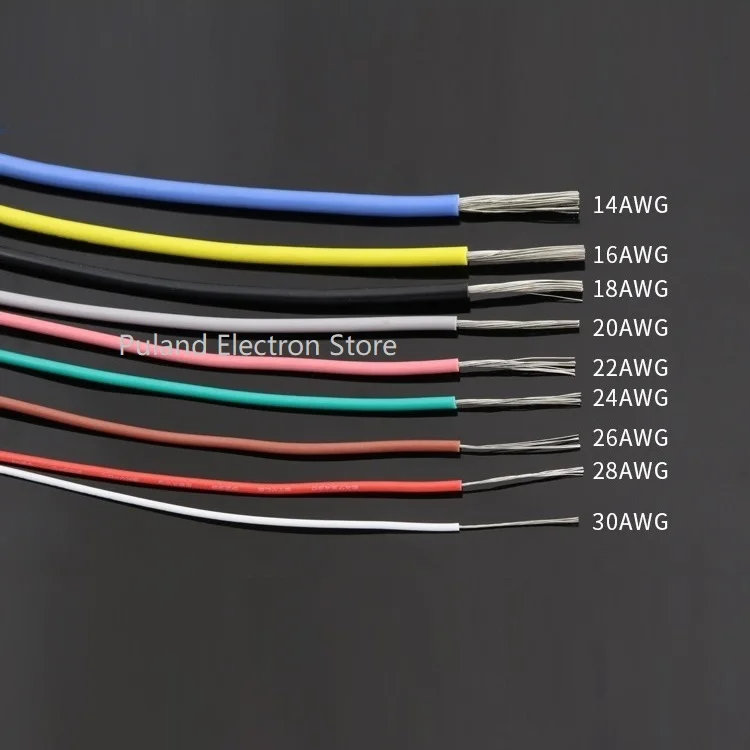 Силиконовая резиновая проволока 24AWG UL3239 od мм гибкая Изолированная мягкая