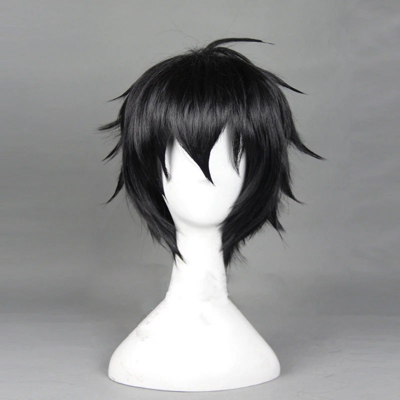 Парик для косплея Yuichiro Hyakuya Seraph of The End 30 см 11 81 дюйма короткие прямые парики Аниме +