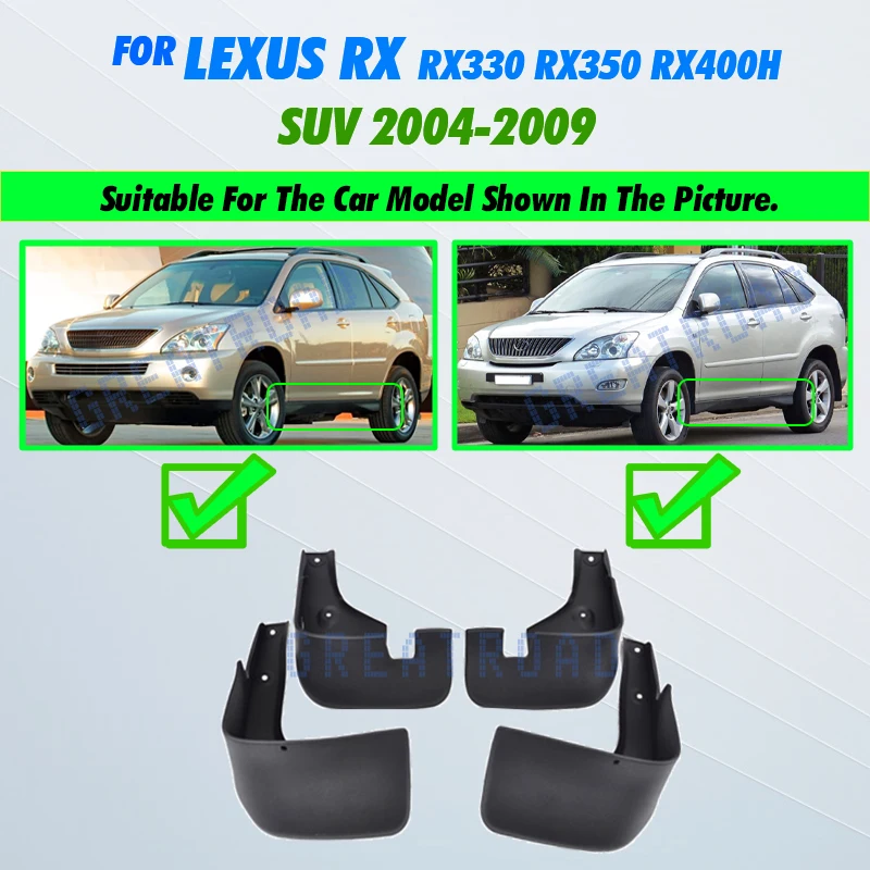 

Брызговики для Lexus RX330/RX350/RX400H 2004-2009