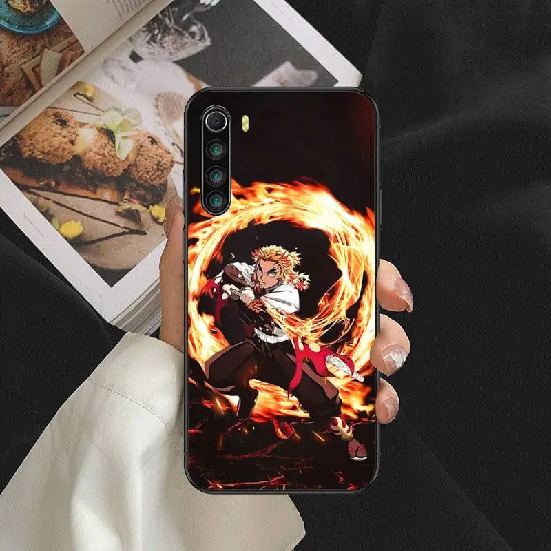 

Rengoku Kyoujurou Demon Slayer Phone Case For Xiaomi 8 9 9t Pro A2 10lite MIX 2 2S 3 Nax Fundas Cover