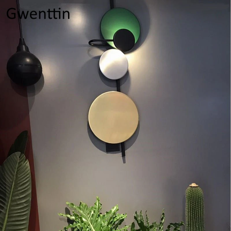 Настенный светильник с изображением планеты в Дании современное круглое