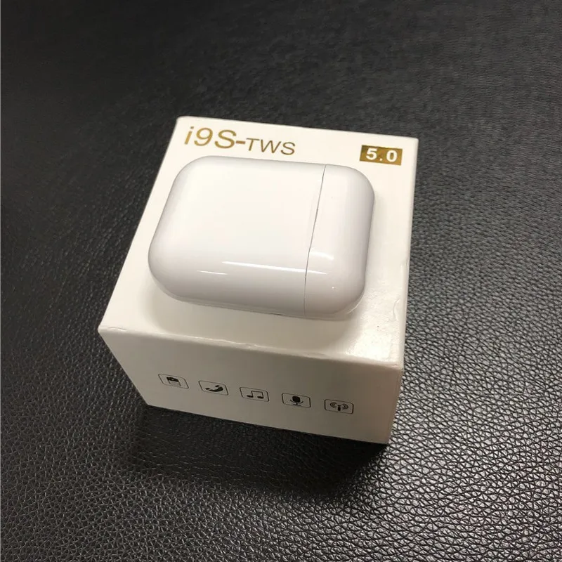 Высокое качество Мини i9s TWS Bluetooth гарнитуры наушники беспроводные наушники для оригинального iphone уха - Цвет: i9s
