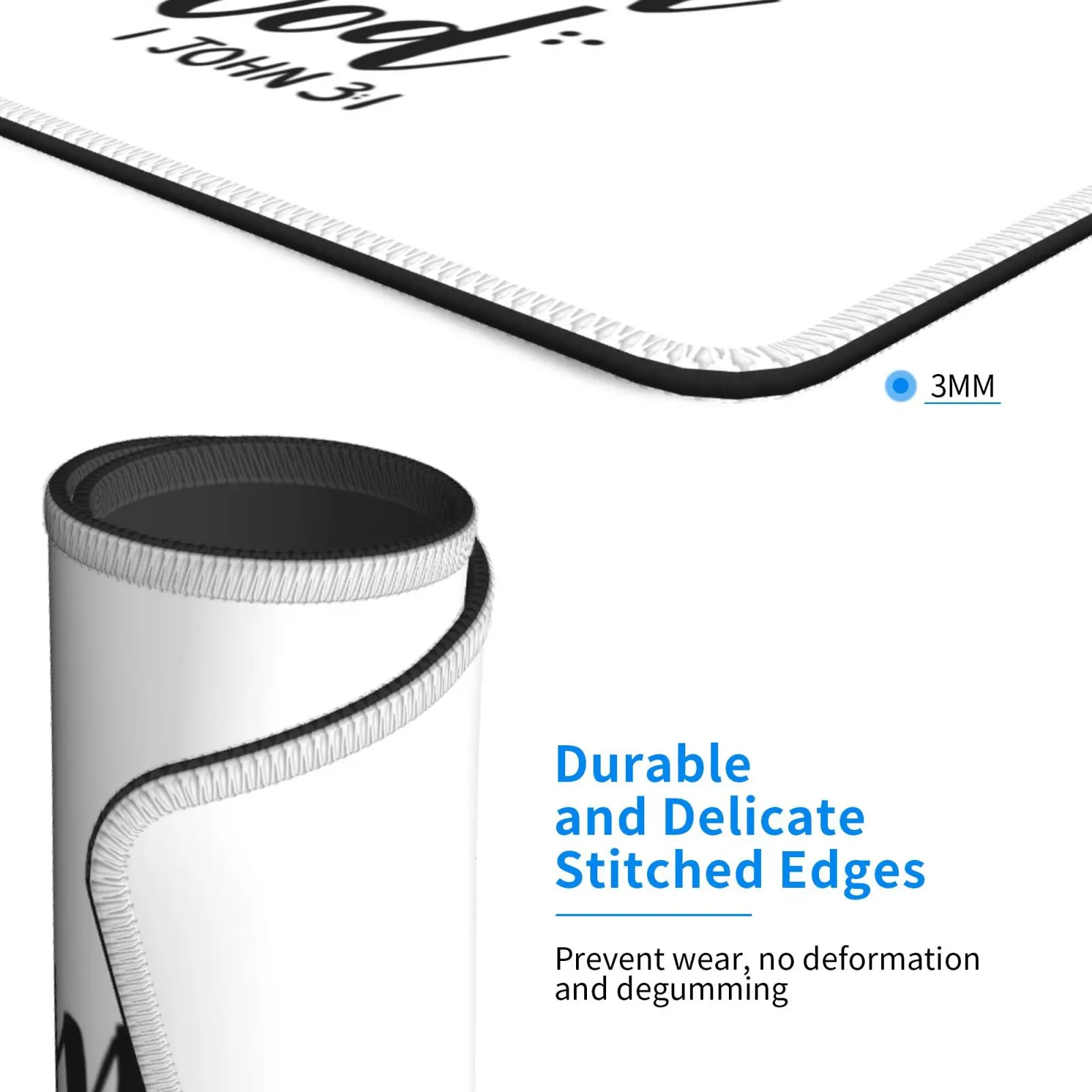 Коврик для мыши с текстами Библии подушка принтом сделай сам Библия Бог Джон