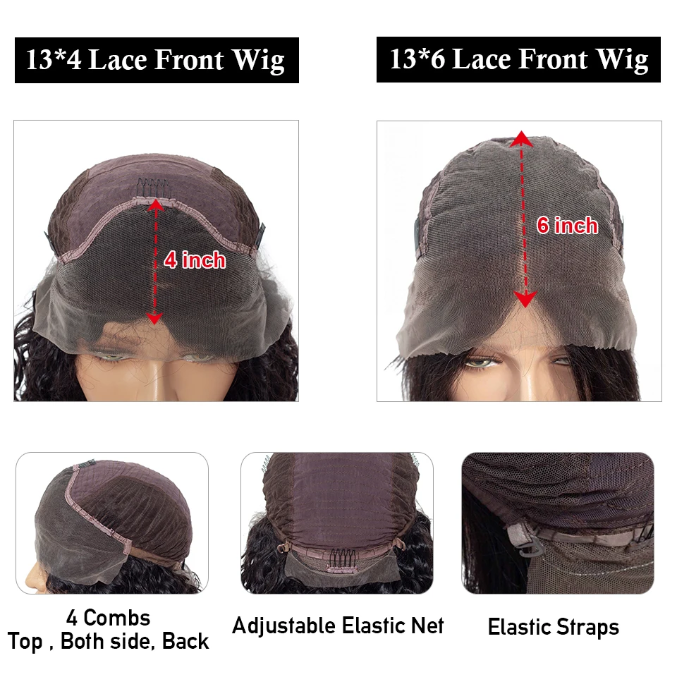 Свободная волна медовый блонд выделяет цвет 13x6 Омбре человеческие волосы парик