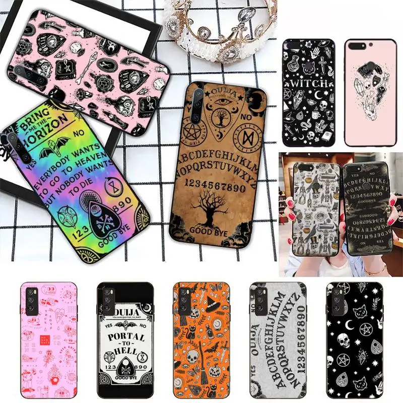 

Witches moon Tarot Witch Ouija Phone Case Ultra Thin Luxury Case For Huawei Honor 10i 20i 8 Pro 9 10 20 Lite 30 Pro Back Coque