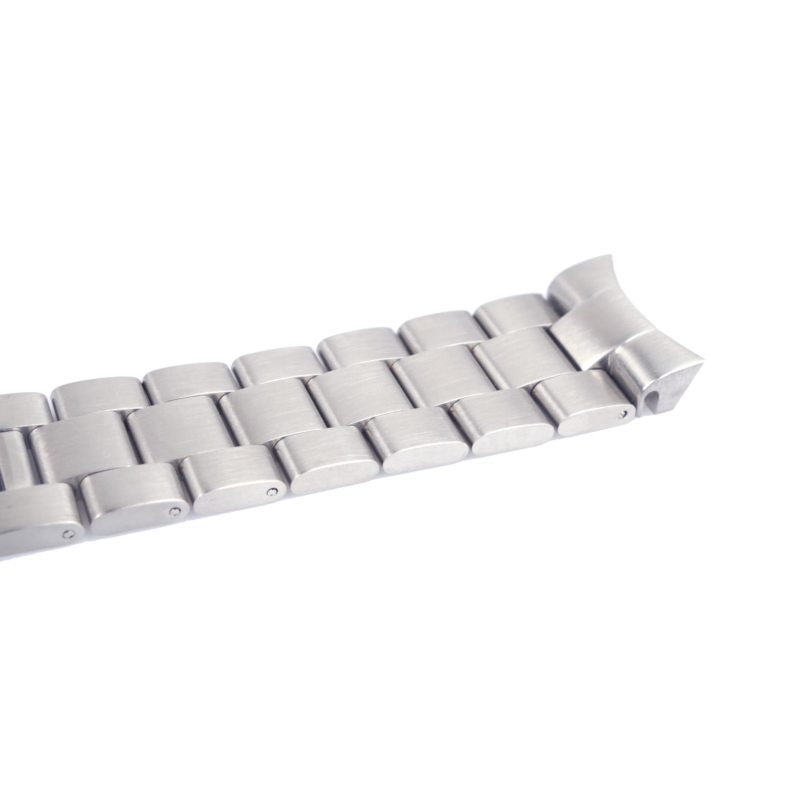 CARLYWET 22mm Sliver All Brush Stainless Steel Wrist Watch band Replacement Metal Watchband Bracelet Double Push Clasp For Seiko