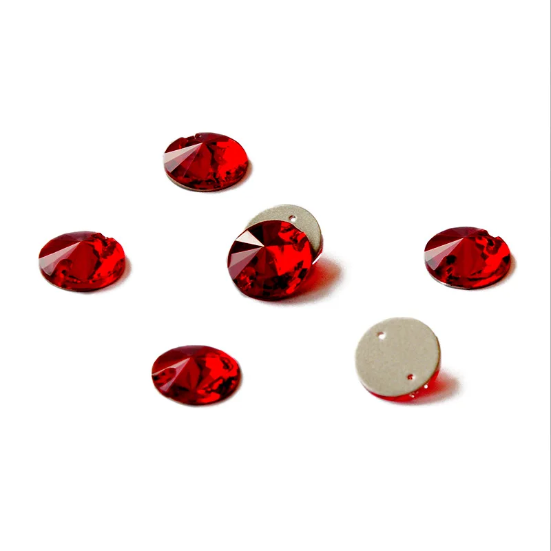 Квадратные Стразы Rivoli Cosmic Siam красные стразы с плоской задней стороной стеклянные
