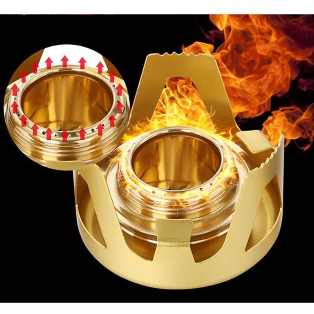 1 шт. спиртовая плита ветрозащитная мини-размер практичная портативная