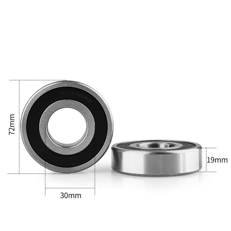 1 шт. 6306-2RS подшипник роликовый с нулевой категорией высокого качества шариковый