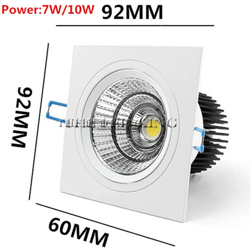Белый светодиодный светильник с регулируемой яркостью 7 Вт 9 12 15 35 Светодиодный
