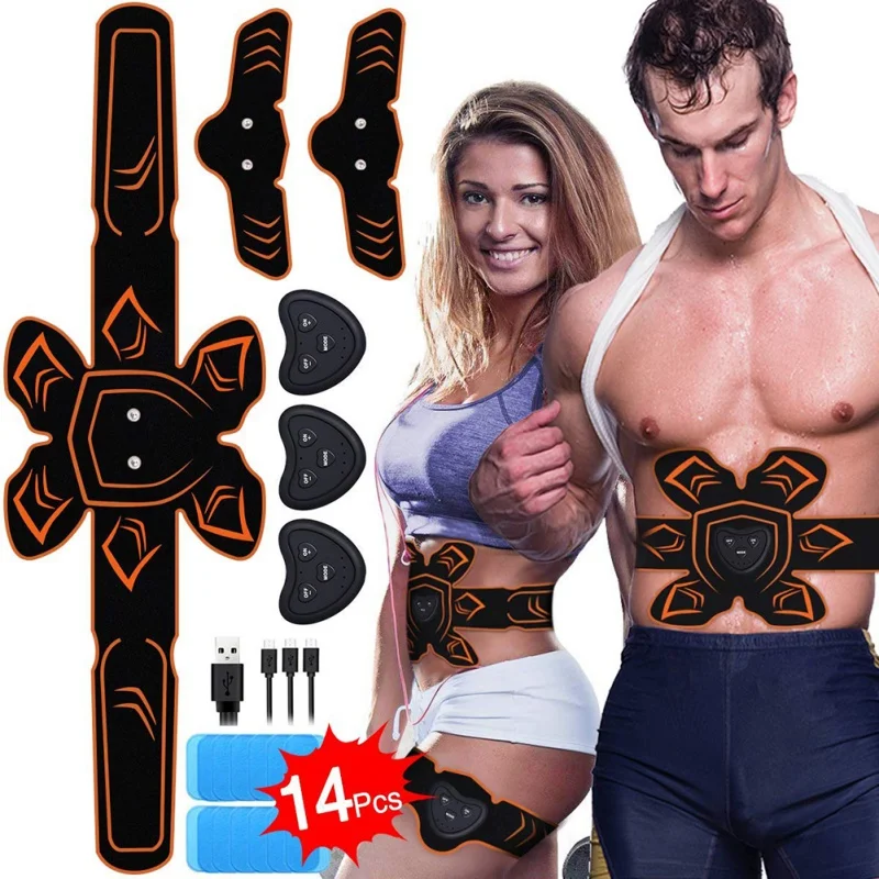 

Men Fitness Muscle Stick Fitness Belt Abdominal Muscle Stimulation Trainer