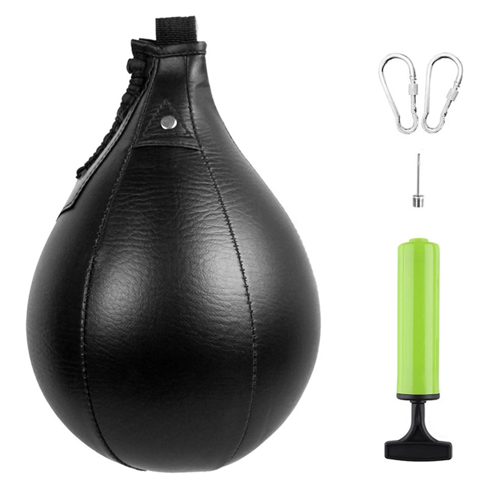 

PU Leather MMA Muay Thai Training Striking Bag Kit Boxing Speed Ball Boxing Punch Ball with Inflator Pump