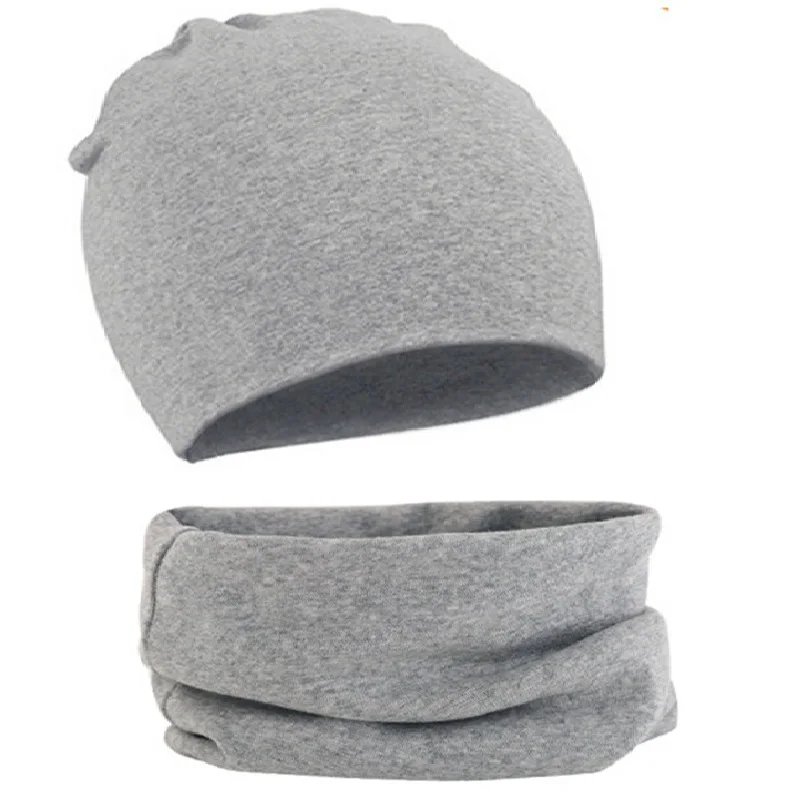 

1-15Y Outdoor Children Sports Hat Scarf Autumn Winter Girls Boys Hiking Caps Warm Hip Hop Cap Kids Cotton Cap Beanie Scarf