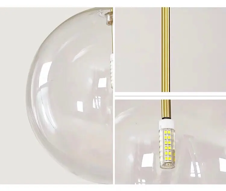 

Clear Simple Creative Glass Lights Bar Coffee Shop Simple Chandelier Iron Droplight Experimental Bottle Lampr Frosted Glass