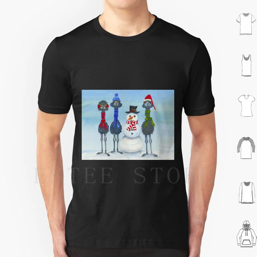 

Хлопковая футболка с изображением снеговика, рождественской шапки, Рождества, Рождества, снега, зимы