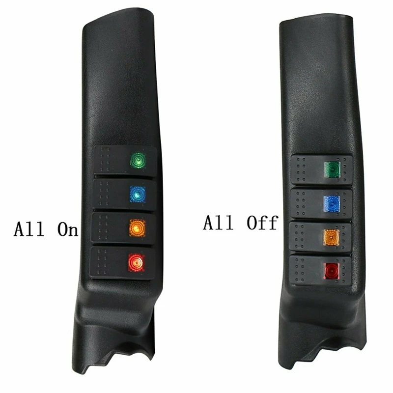 Автомобильный переключатель А столба Pod панель Левая сторона рокер для Jeep Wrangler JK